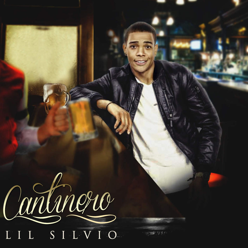 Cartula Frontal de Lil Silvio - Cantinero (Cd Single)