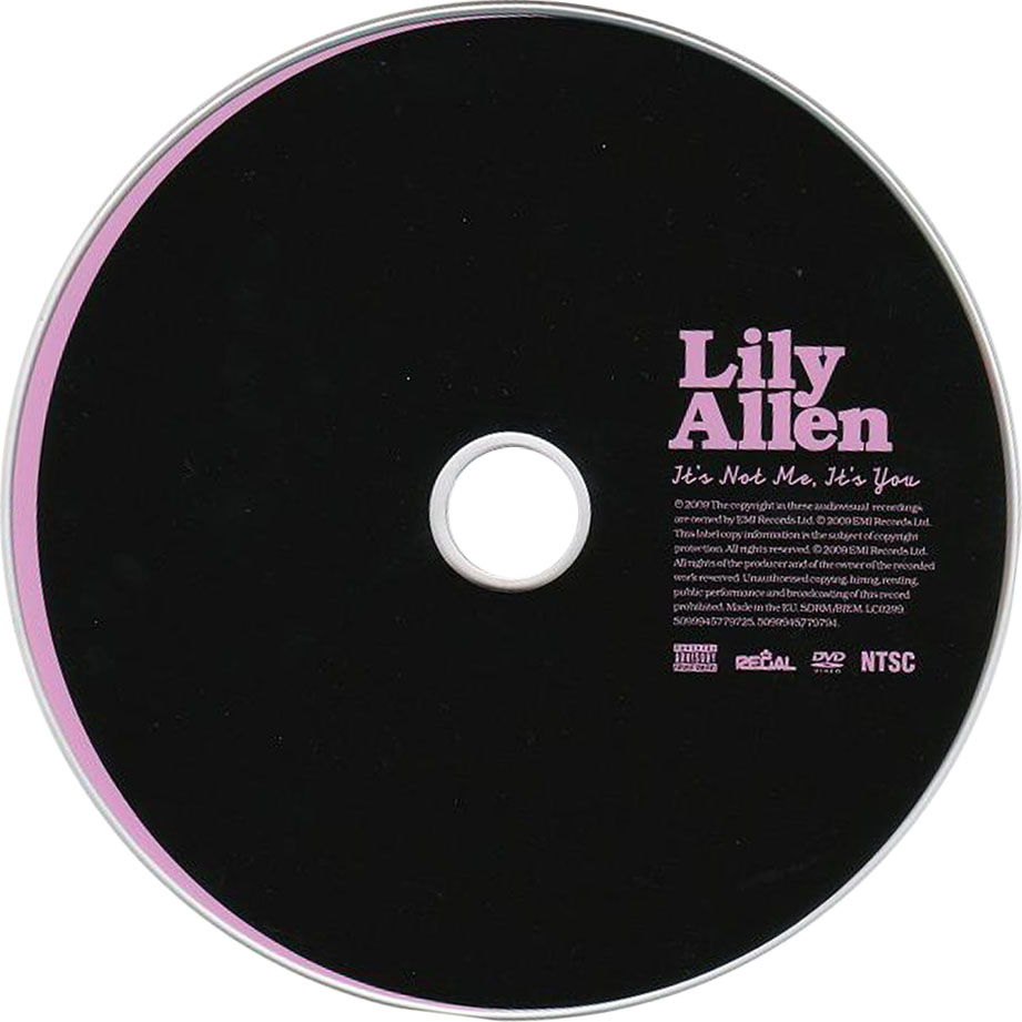 Cartula Dvd de Lily Allen - It's Not Me, It's You (Special Edition)