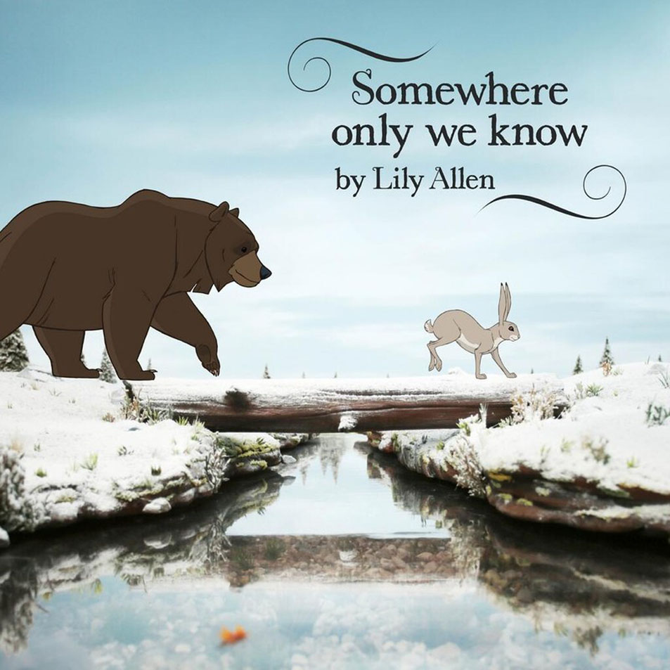 Cartula Frontal de Lily Allen - Somewhere Only We Know (Cd Single)