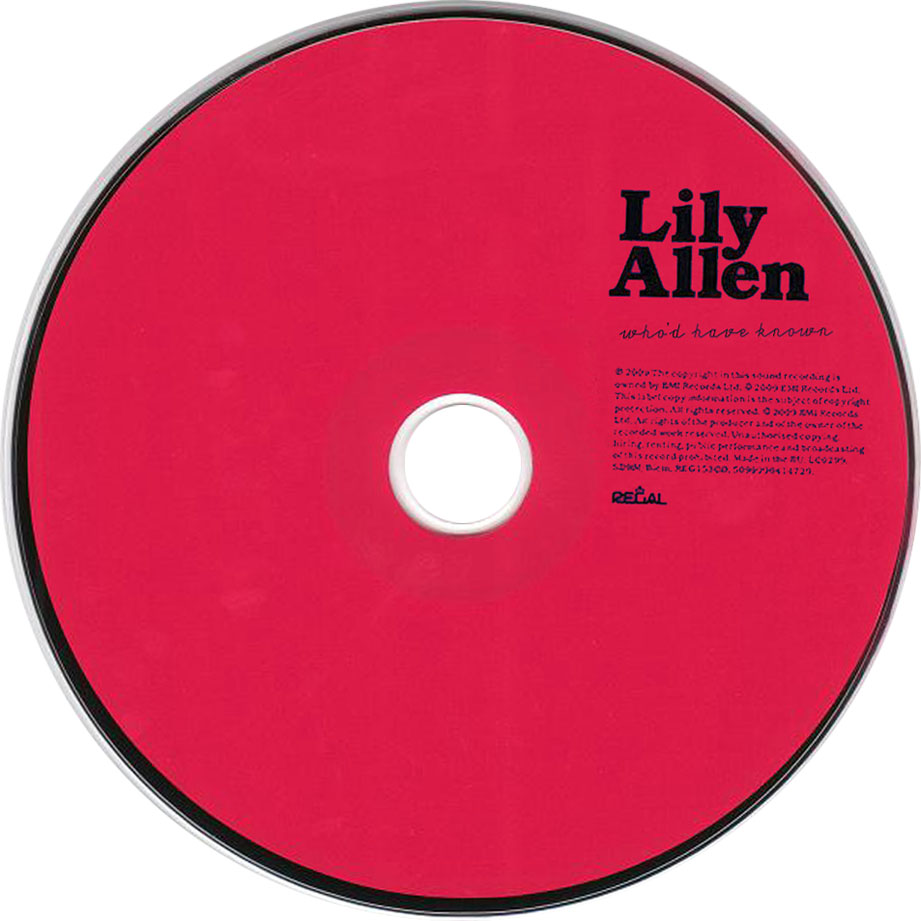 Cartula Cd de Lily Allen - Who'd Have Known (Cd Single)