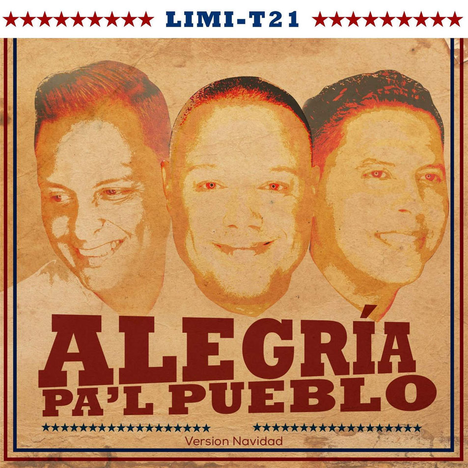 Cartula Frontal de Limi-T 21 - Alegria Pa'l Pueblo (Version Navidad) (Cd Single)