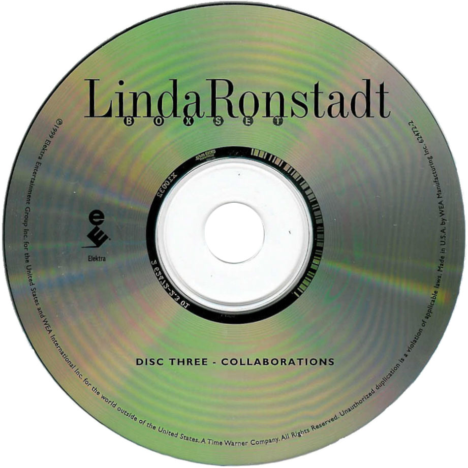 Cartula Cd de Linda Ronstadt - Boxset Disc Three