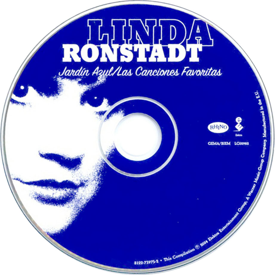Cartula Cd de Linda Ronstadt - Jardin Azul: Las Canciones Favoritas