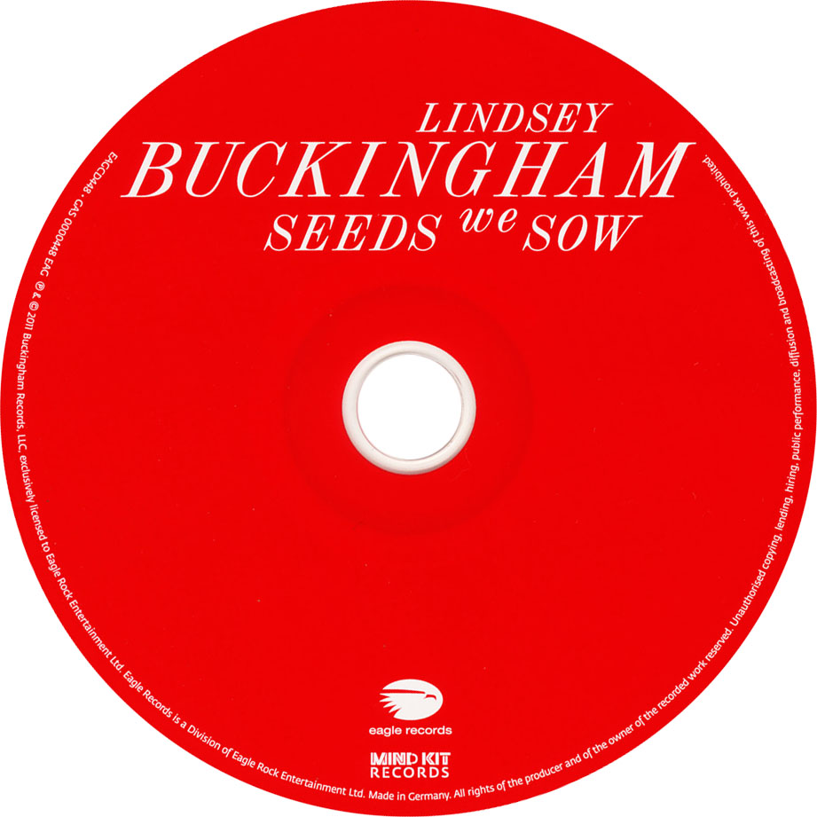 Cartula Cd de Lindsey Buckingham - Seeds We Sow