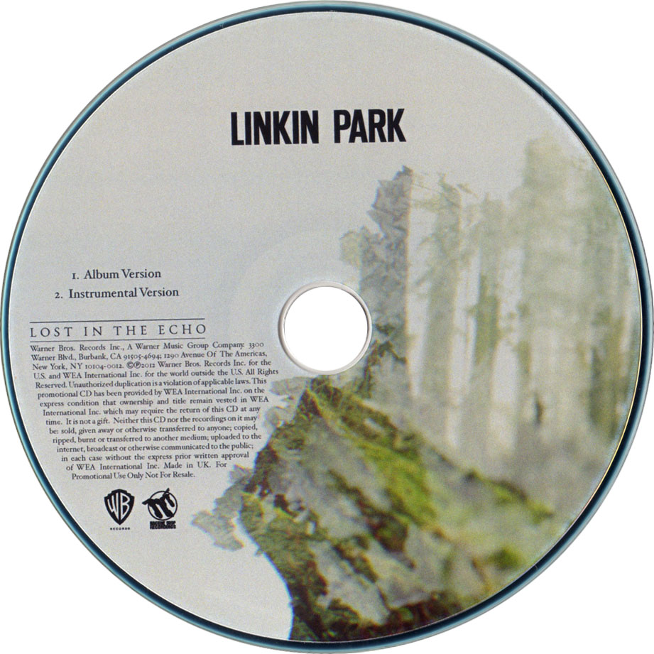Cartula Cd de Linkin Park - Lost In The Echo (Cd Single)