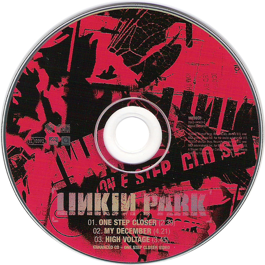 Cartula Cd de Linkin Park - One Step Closer (Cd Single)