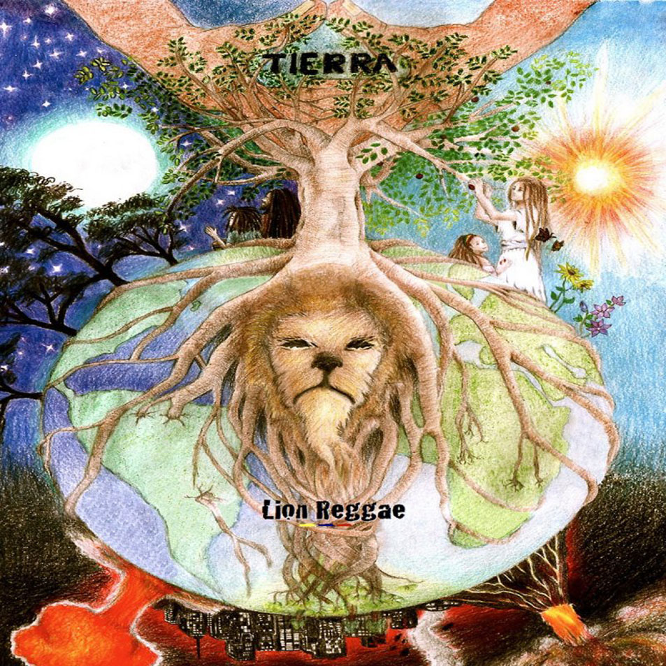 Cartula Frontal de Lion Reggae - Tierra