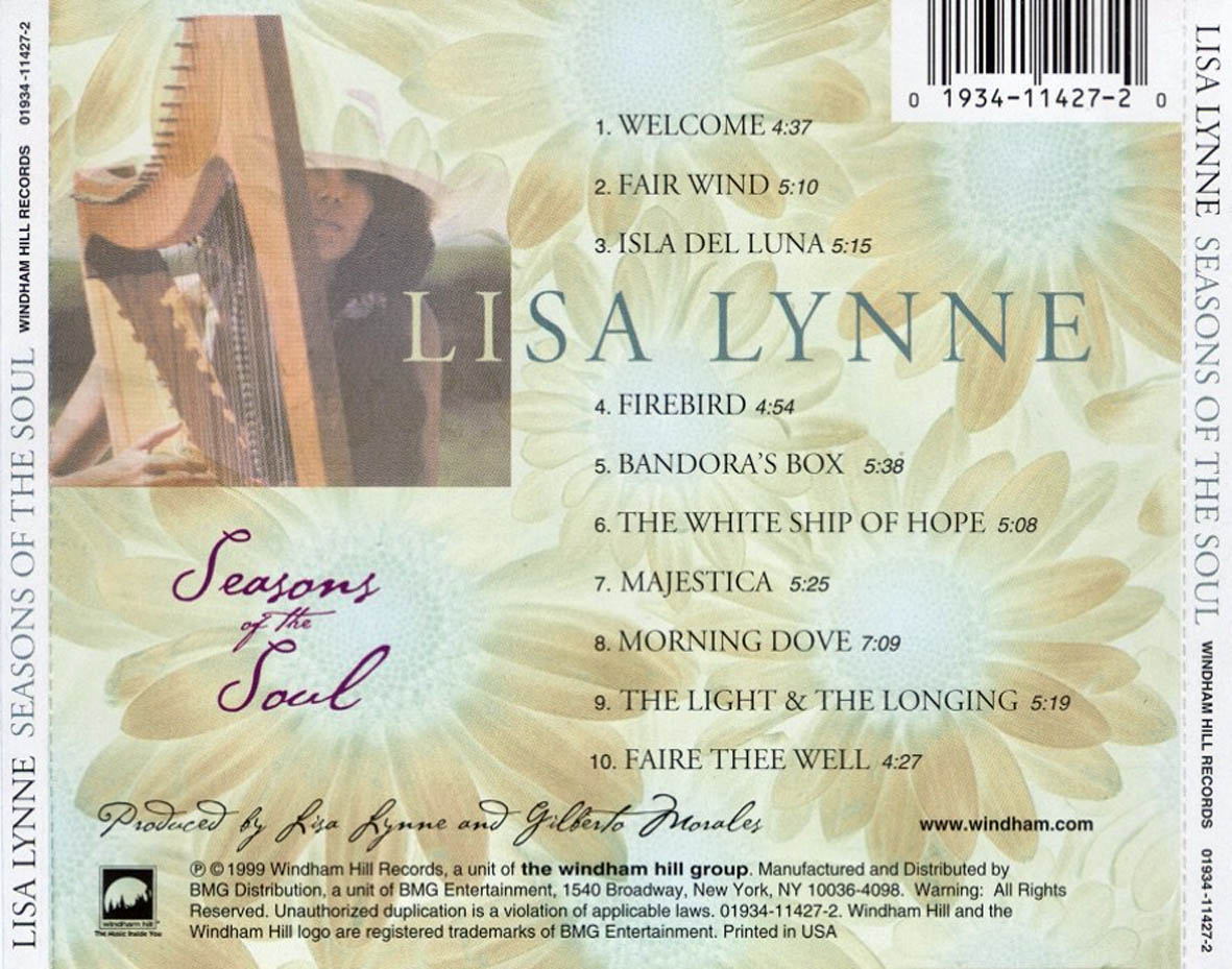 Cartula Trasera de Lisa Lynne - Seasons Of The Soul