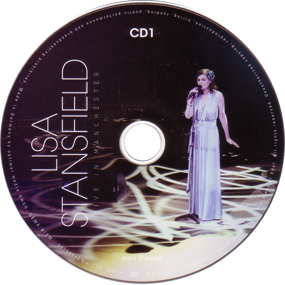 Cartula Cd1 de Lisa Stansfield - Live In Manchester