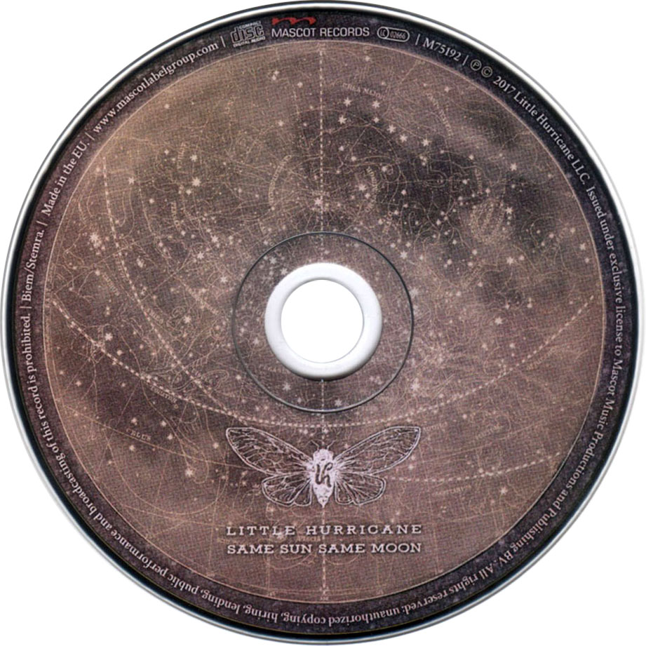 Cartula Cd de Little Hurricane - Same Sun Same Moon