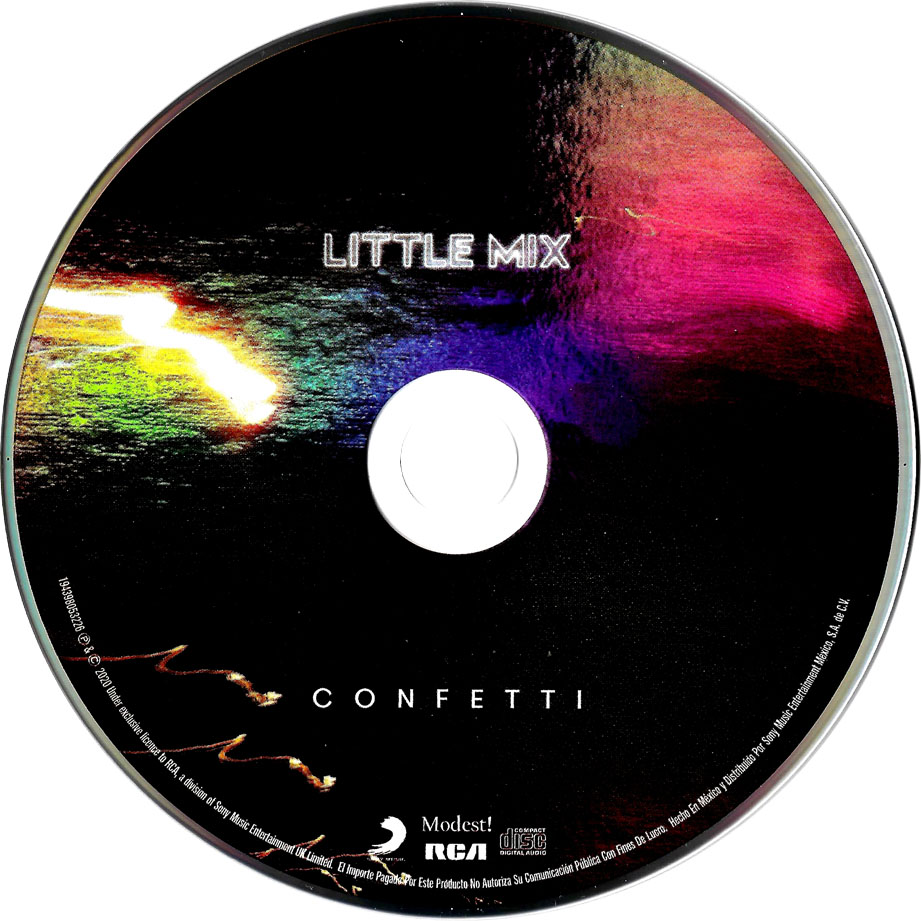 Cartula Cd de Little Mix - Confetti