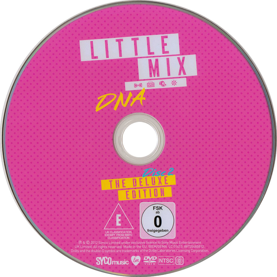 Cartula Dvd de Little Mix - Dna (Deluxe Edition)