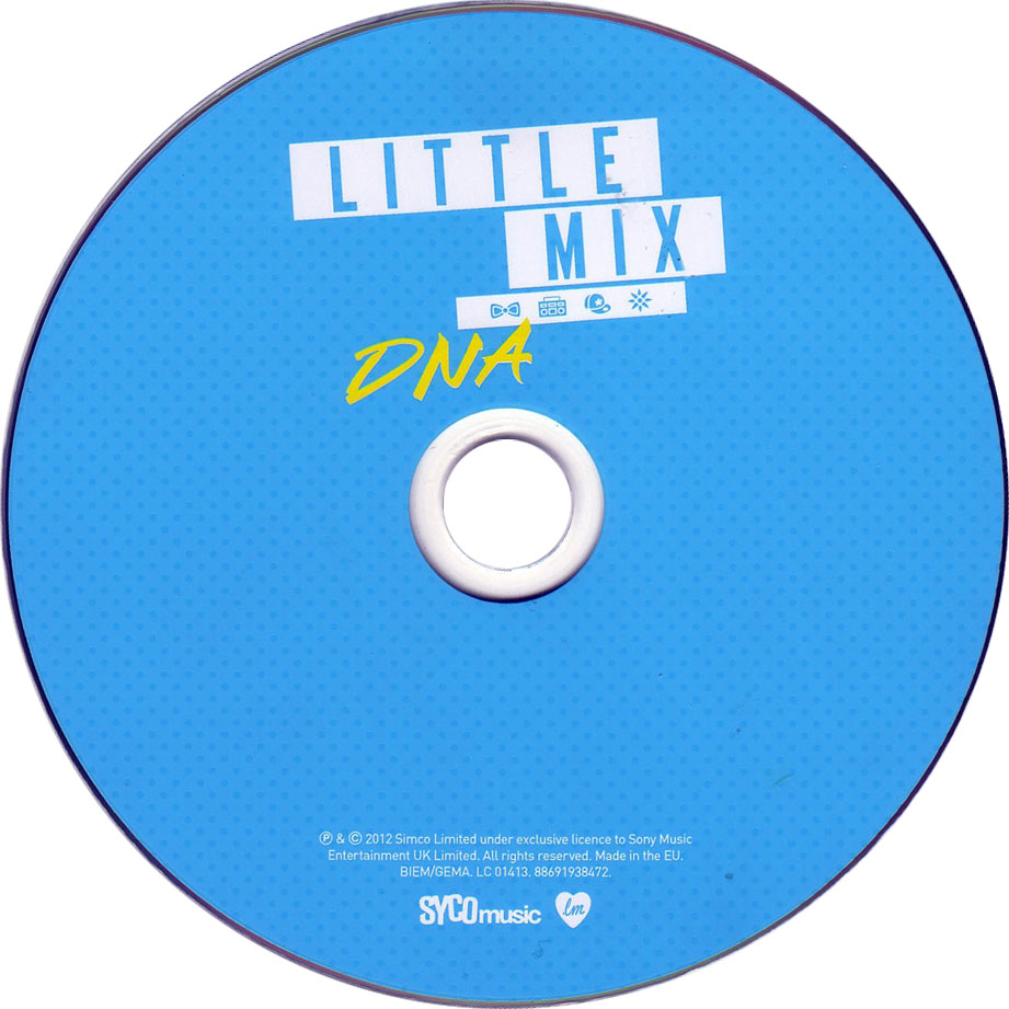 Cartula Cd de Little Mix - Dna