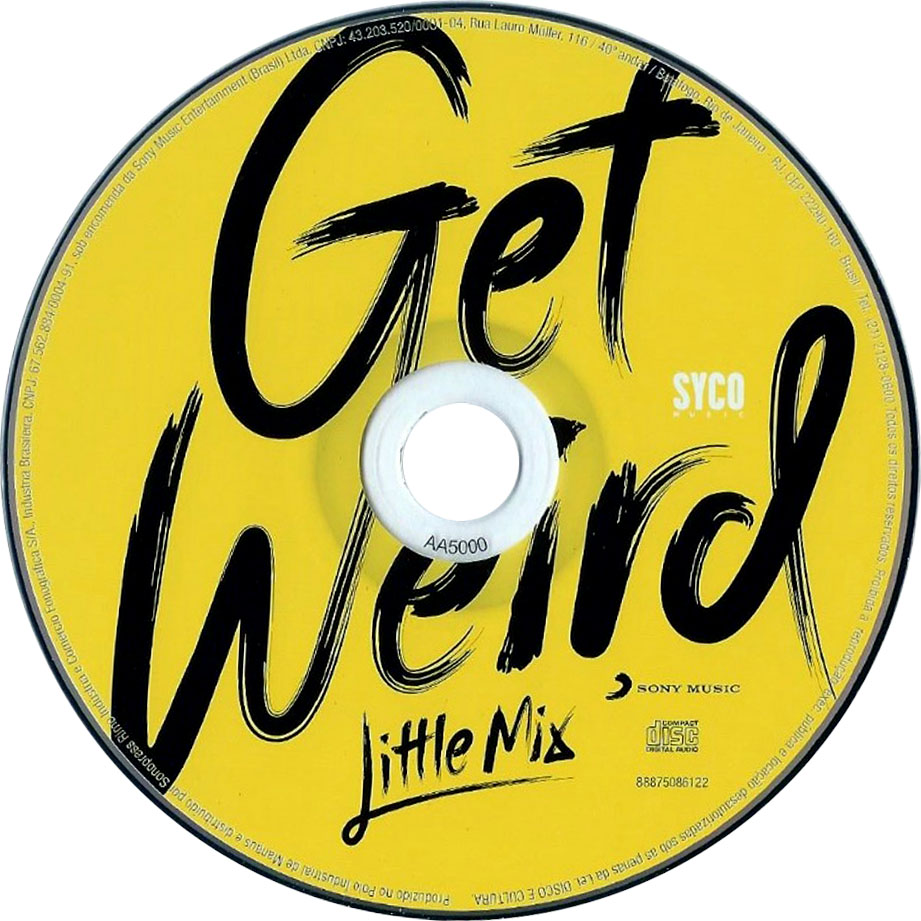 Cartula Cd de Little Mix - Get Weird