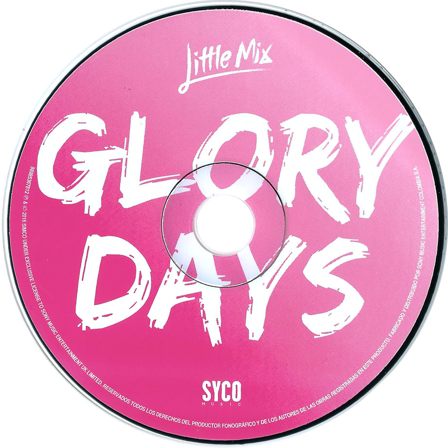 Cartula Cd de Little Mix - Glory Days