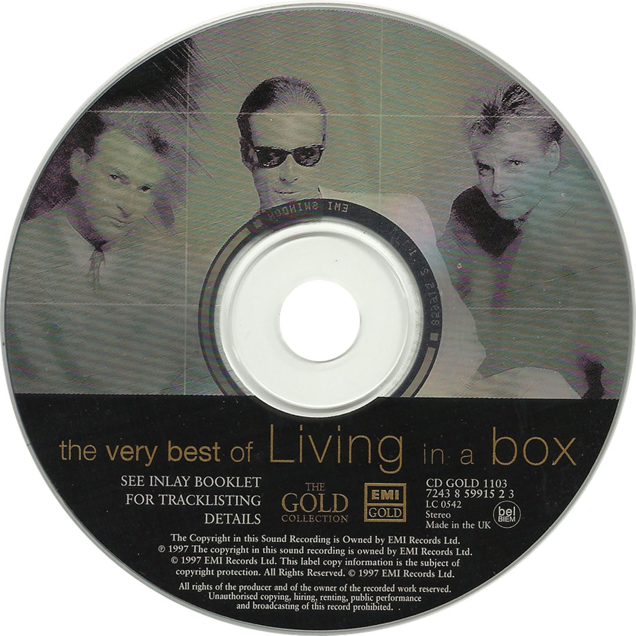 Cartula Cd de Living In A Box - The Very Best Of Living In A Box