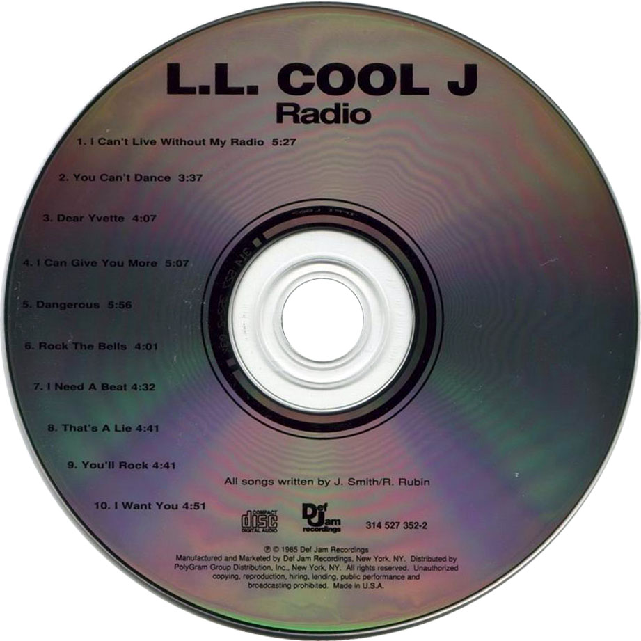 Cartula Cd de Ll Cool J - Radio