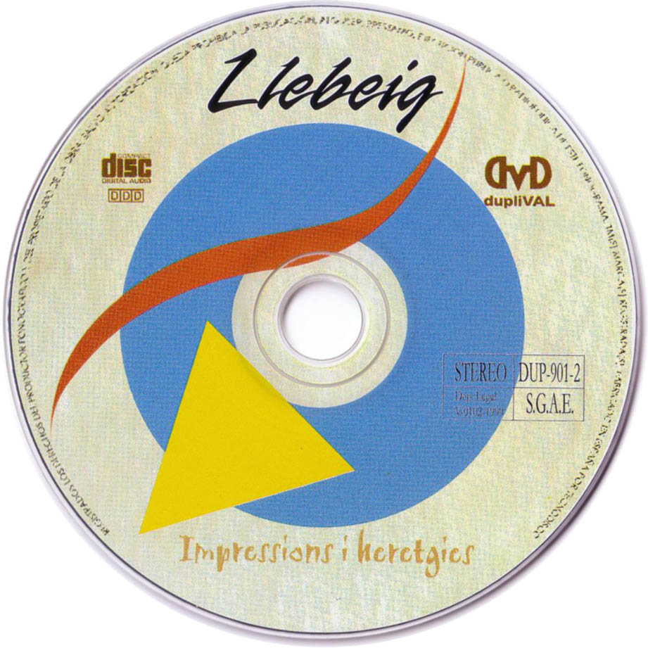 Cartula Cd de Llebeig - Impressions I Heretgies