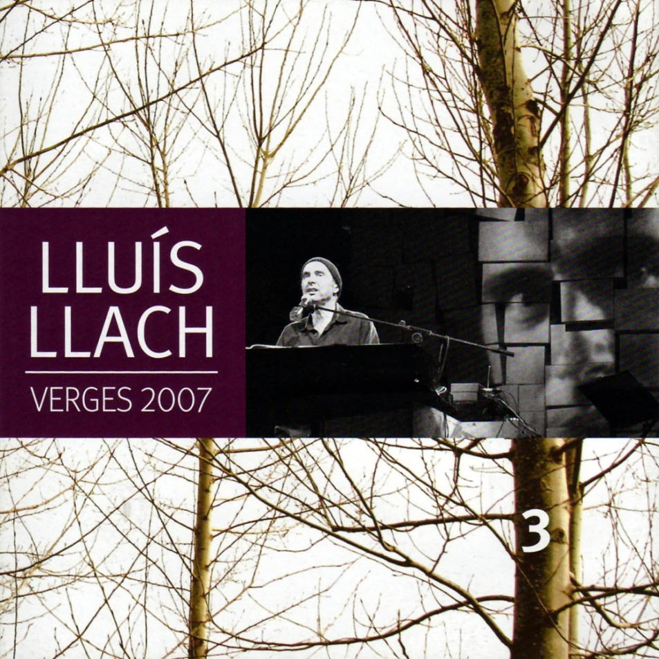 Cartula Frontal de Lluis Llach - Verges 2007 3