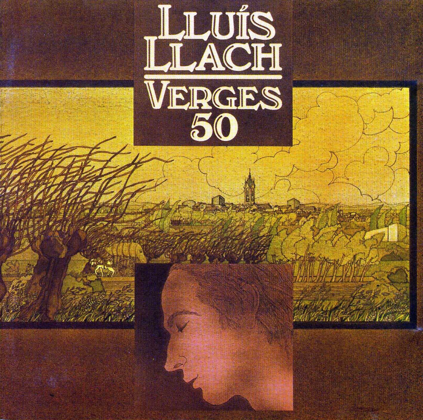 Cartula Frontal de Lluis Llach - Verges 50