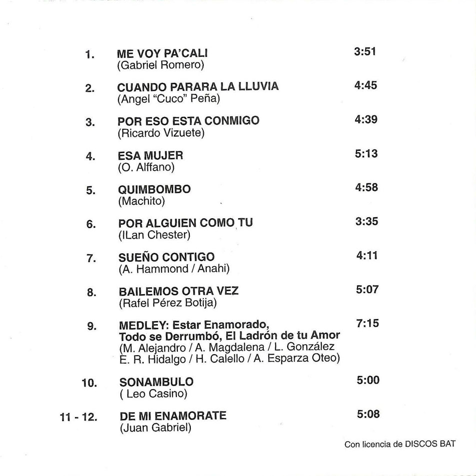 Cartula Interior Frontal de Lo Mejor De La Rumba 3: Al Son Que Le Toquen
