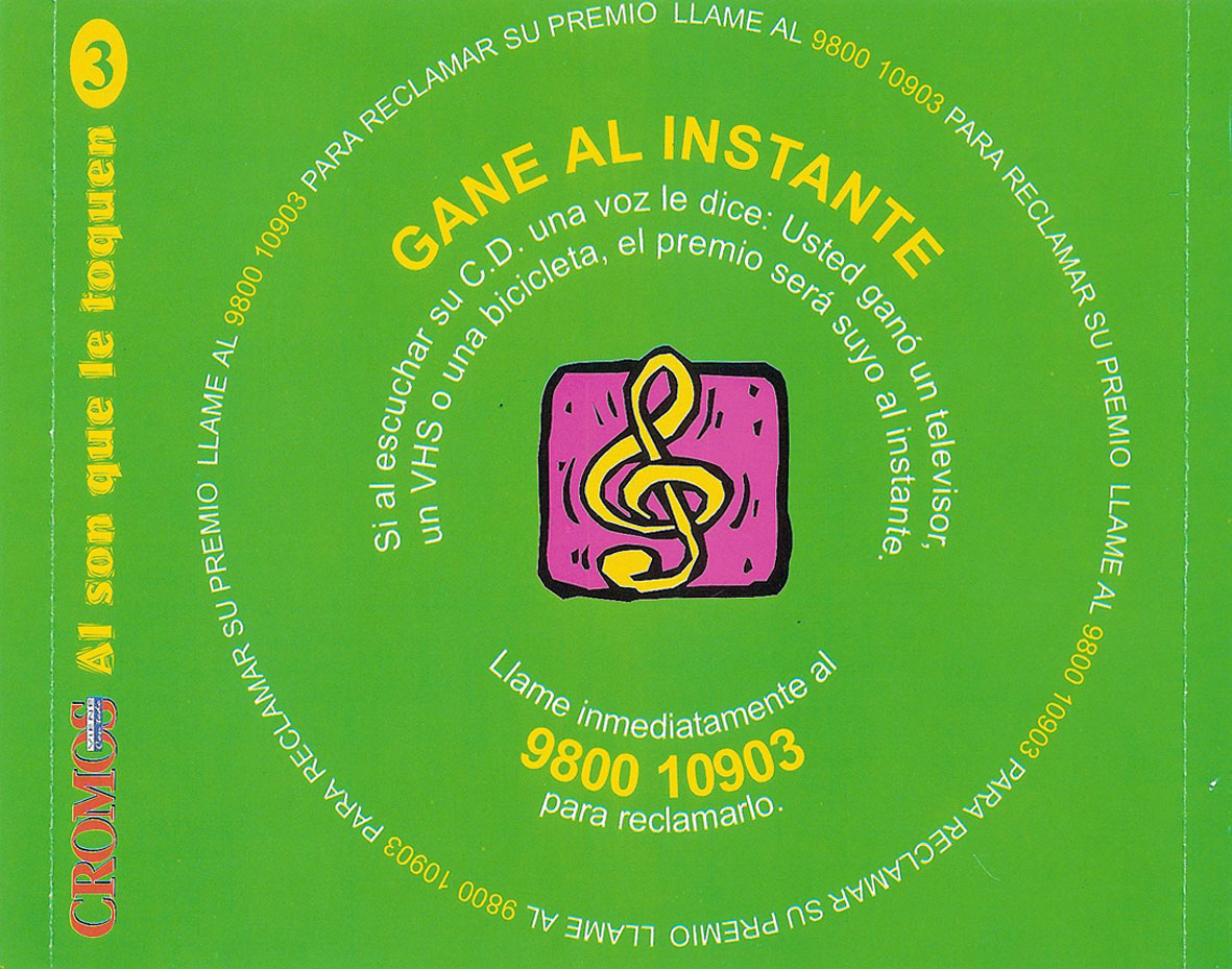 Cartula Interior Trasera de Lo Mejor De La Rumba 3: Al Son Que Le Toquen