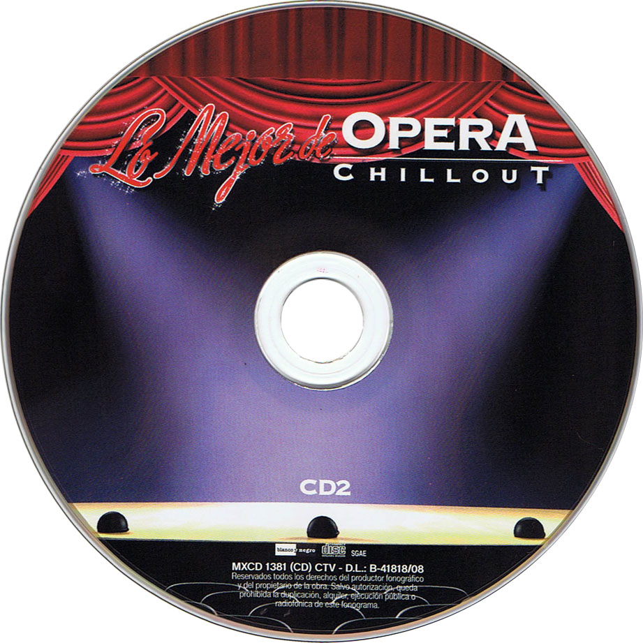 Cartula Cd de Lo Mejor De Opera Chillout 2