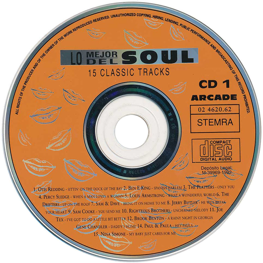 Cartula Cd1 de Lo Mejor Del Soul