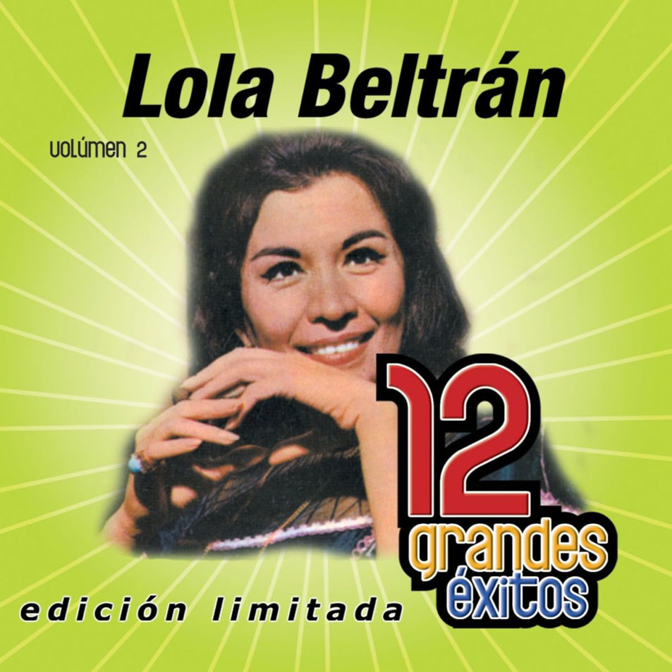 Cartula Frontal de Lola Beltran - 12 Grandes Exitos, Volumen 2