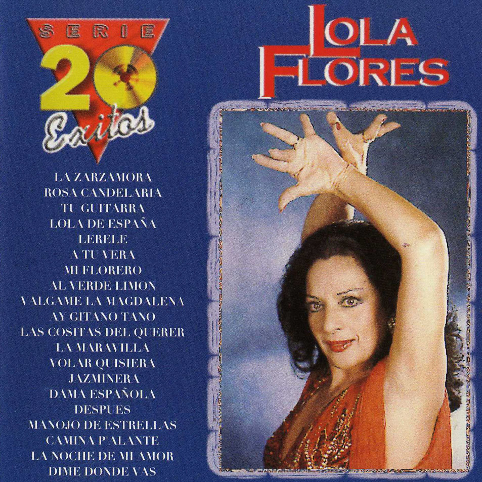 Cartula Frontal de Lola Flores - Serie 20 Exitos