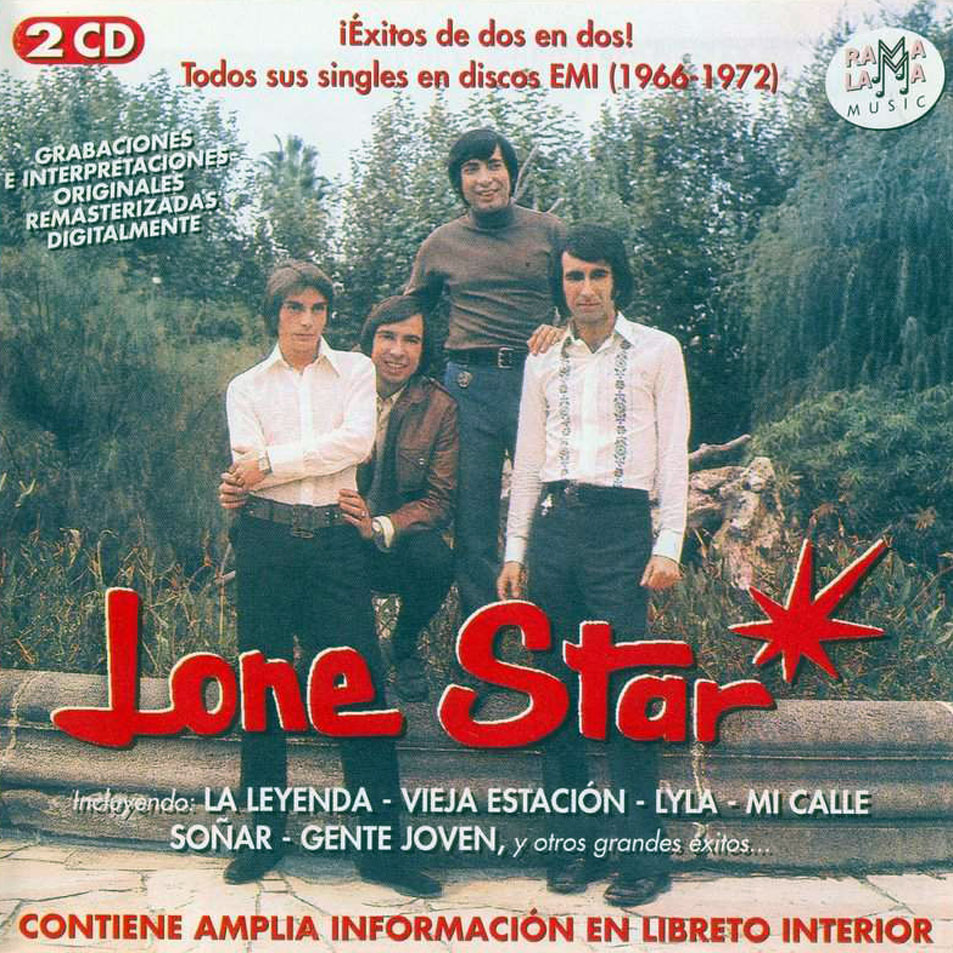 Cartula Frontal de Lone Star - Exitos De Dos En Dos: Todos Sus Singles En Discos Emi (1966-1972)