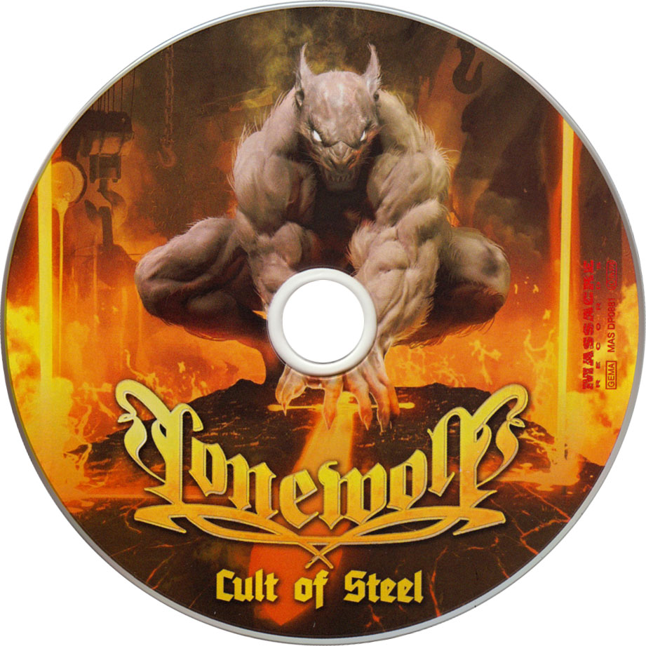 Cartula Cd de Lonewolf - Cult Of Steel (Limited Edition)