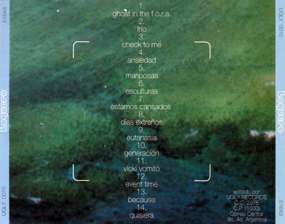 Cartula Trasera de Loquero - Club De Solos