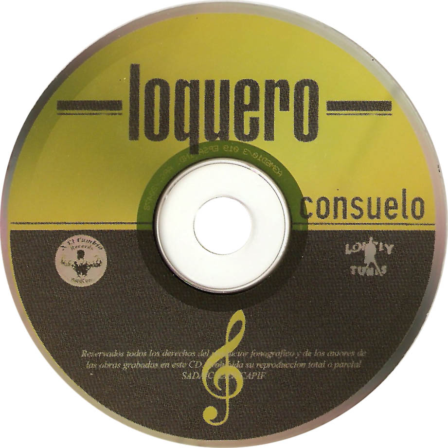 Cartula Cd de Loquero - Consuelo