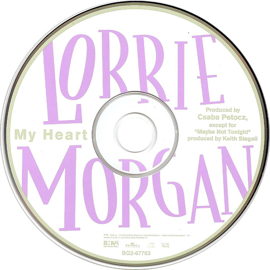 Cartula Cd de Lorrie Morgan - My Heart