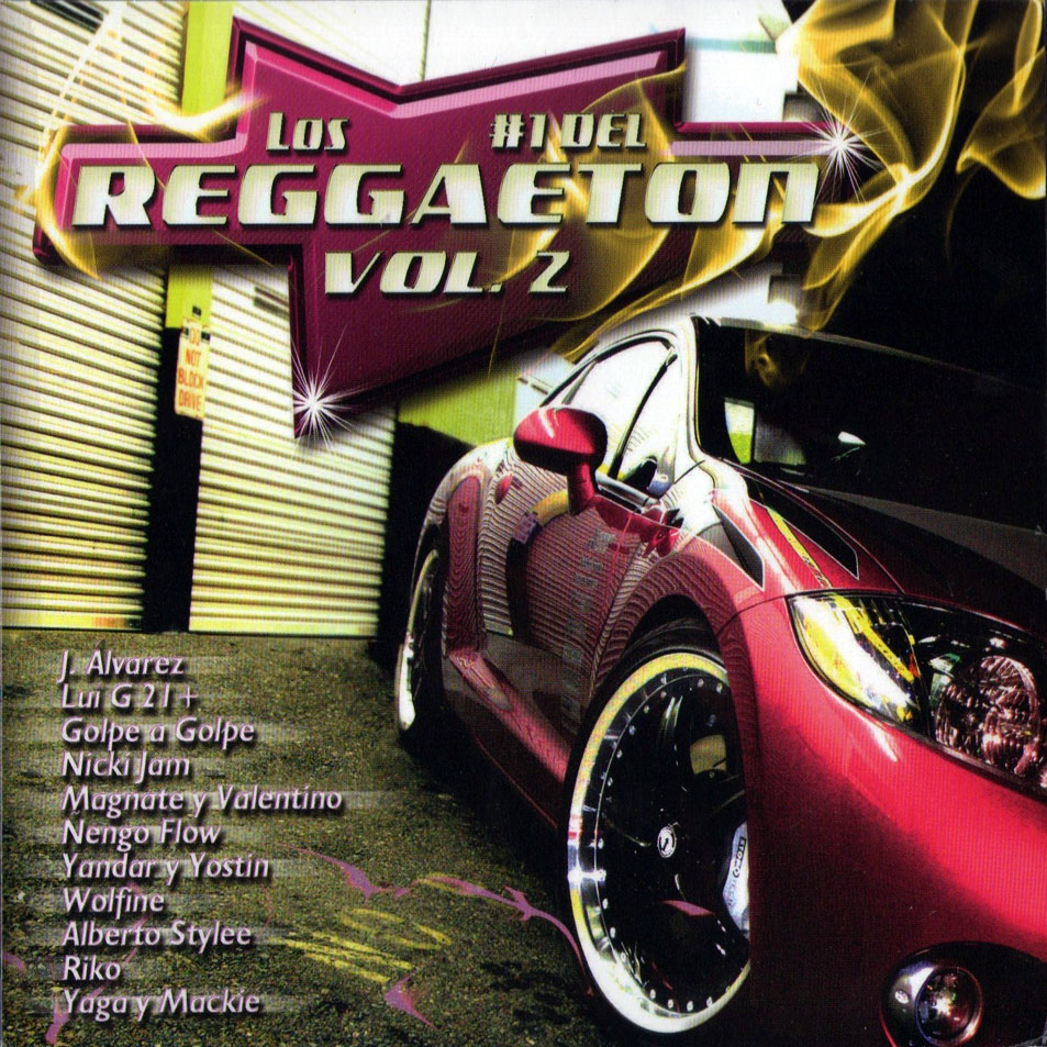 Cartula Frontal de Los #1 Del Reggaeton Volumen 2
