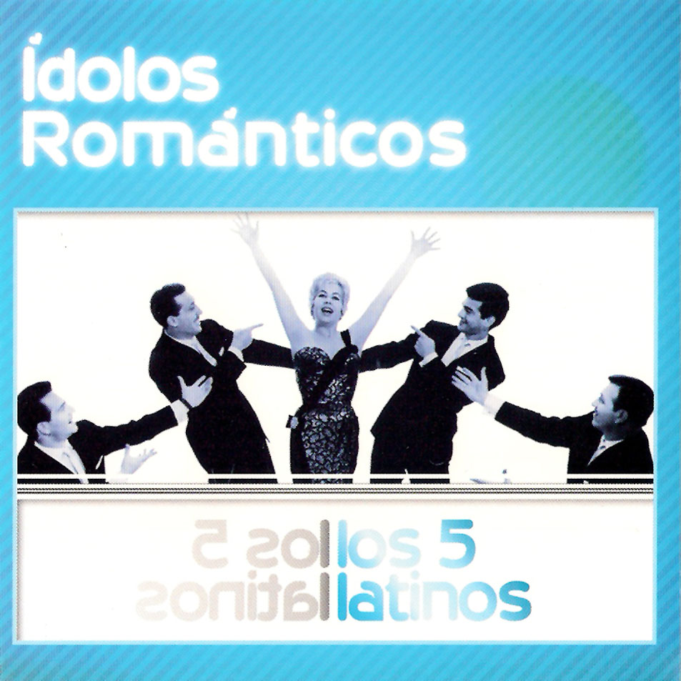 Cartula Frontal de Los 5 Latinos - Idolos Romanticos