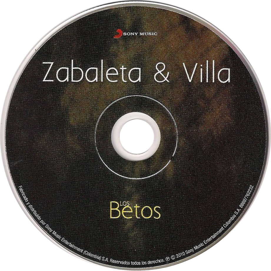 Cartula Cd de Los Betos - Zabaleta & Villa
