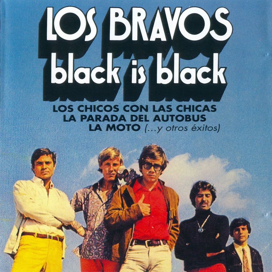 Cartula Frontal de Los Bravos - Black Is Black