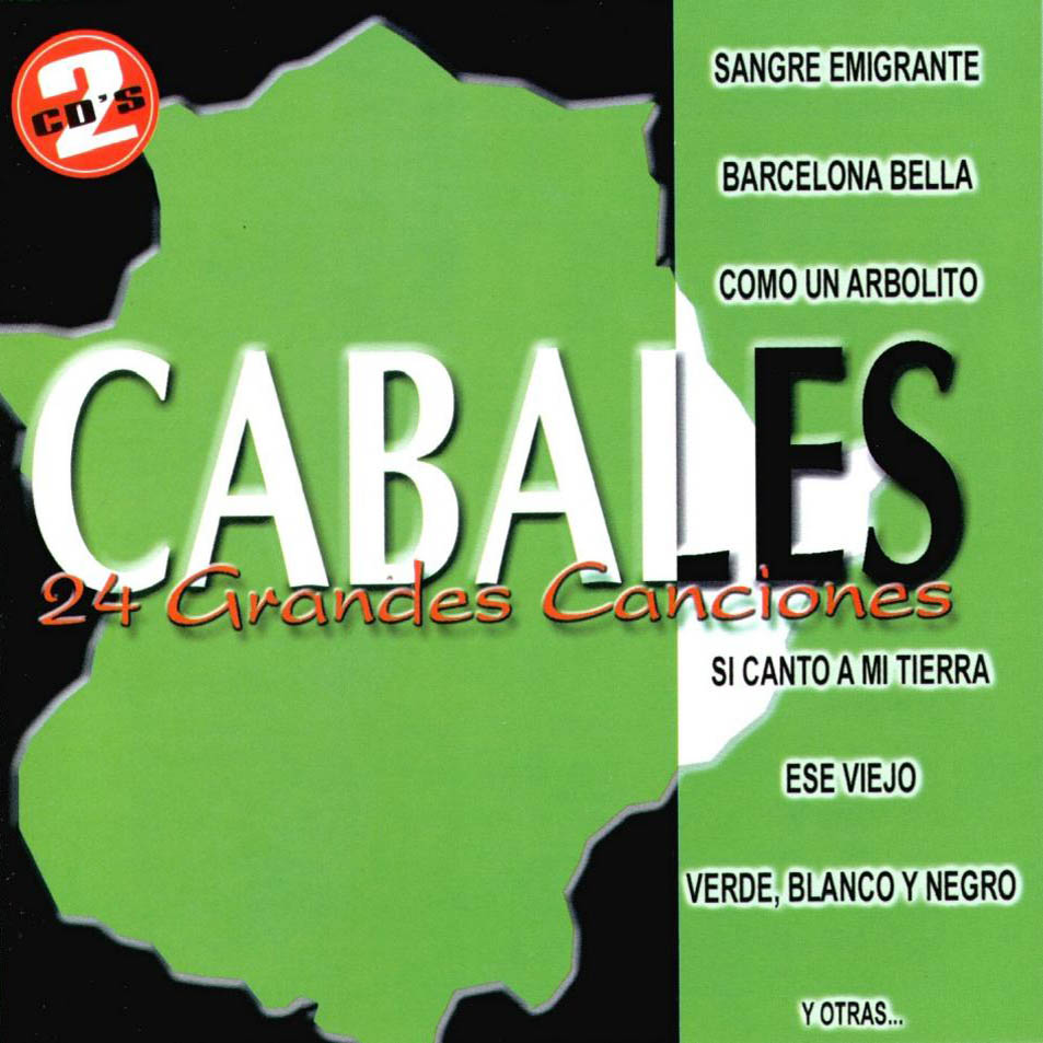 Cartula Frontal de Los Cabales - 24 Grandes Canciones