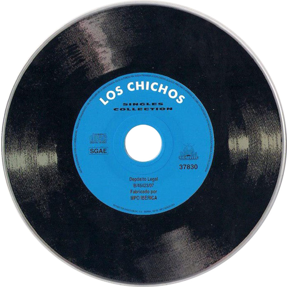 Cartula Cd de Los Chichos - Singles Collection