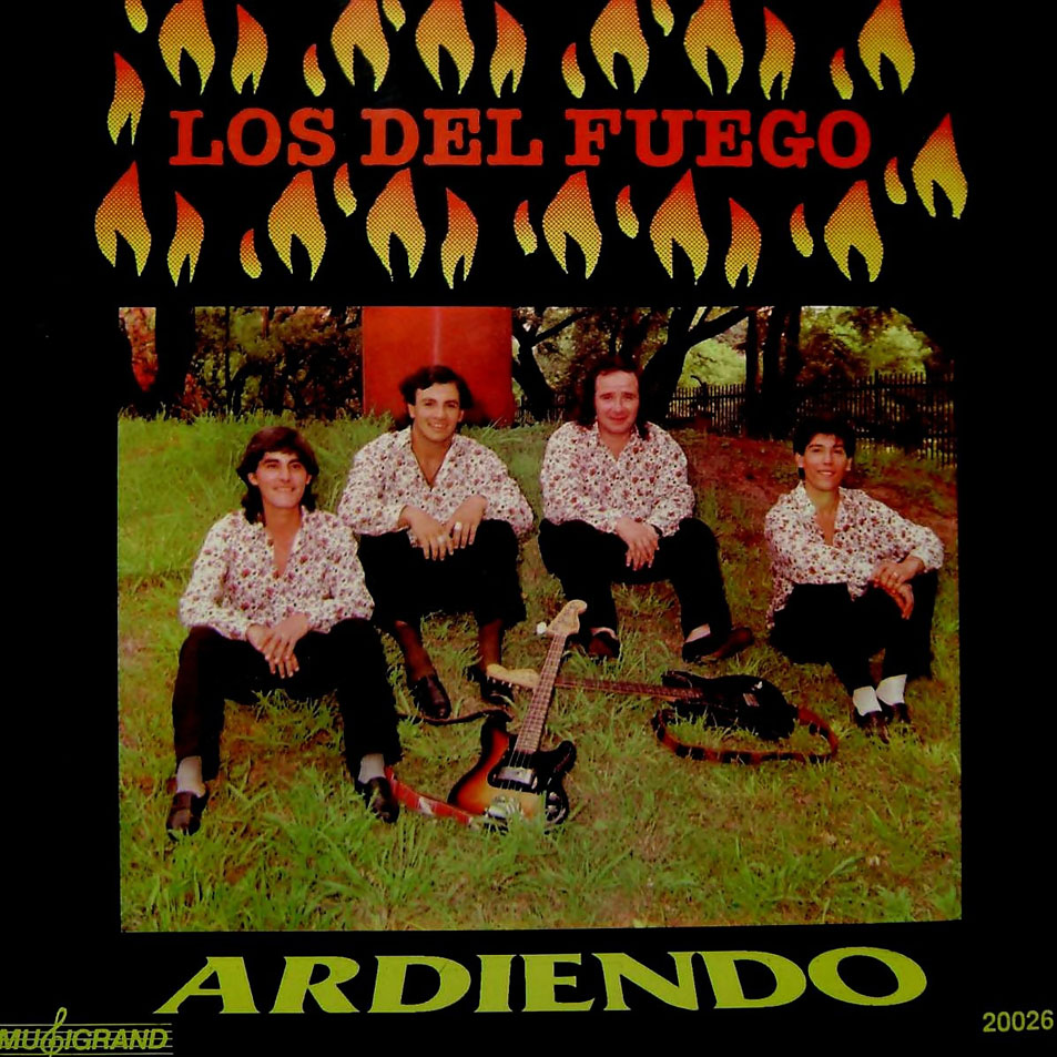 Cartula Frontal de Los Del Fuego - Ardiendo