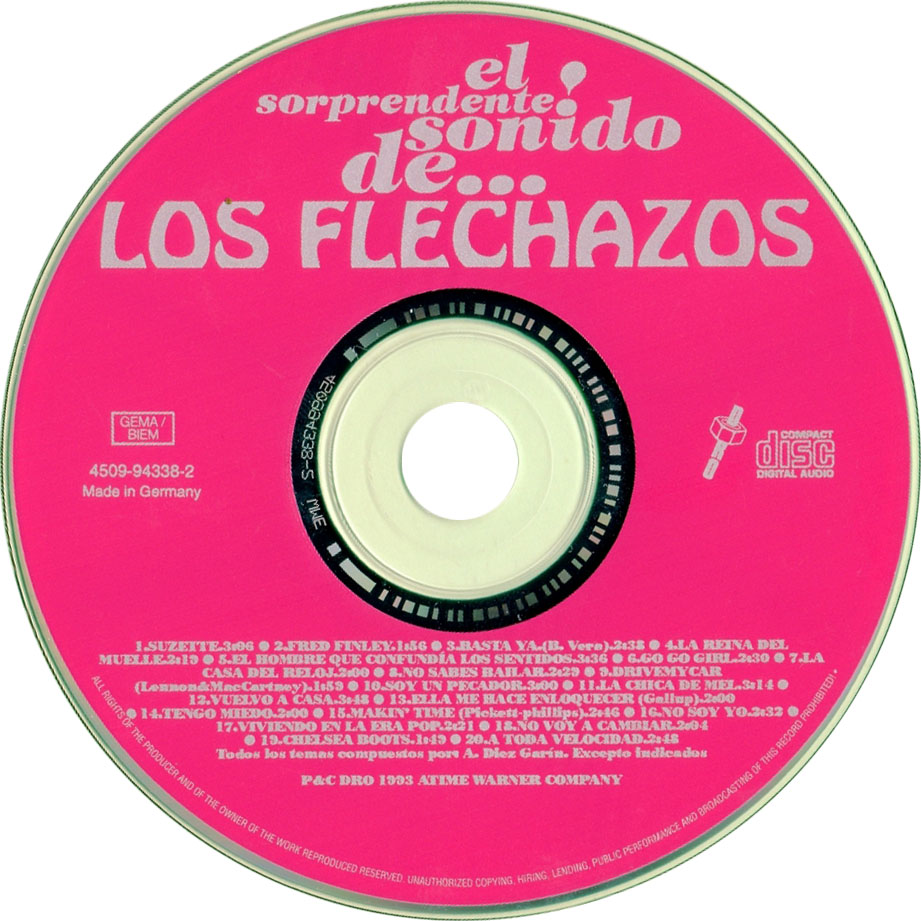 Cartula Cd de Los Flechazos - El Sorprendente Sonido De...