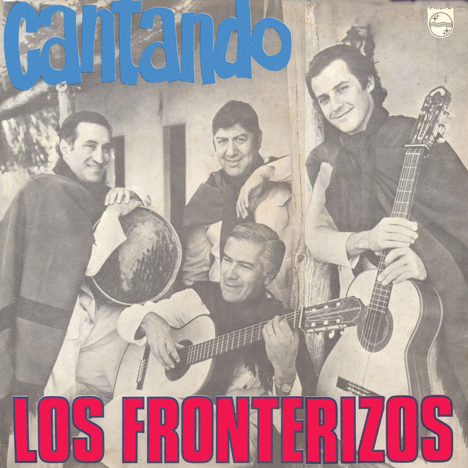 Cartula Frontal de Los Fronterizos - Cantando