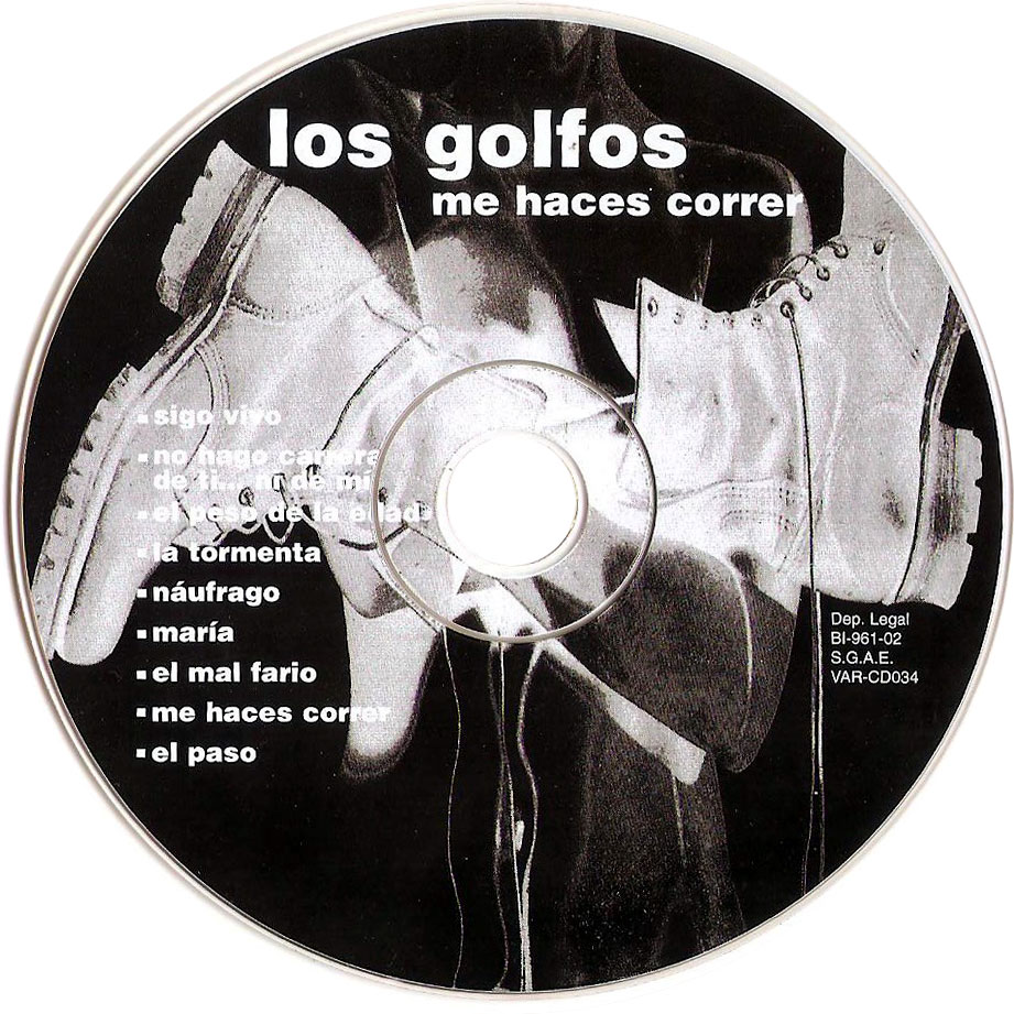 Cartula Cd de Los Golfos - Me Haces Correr
