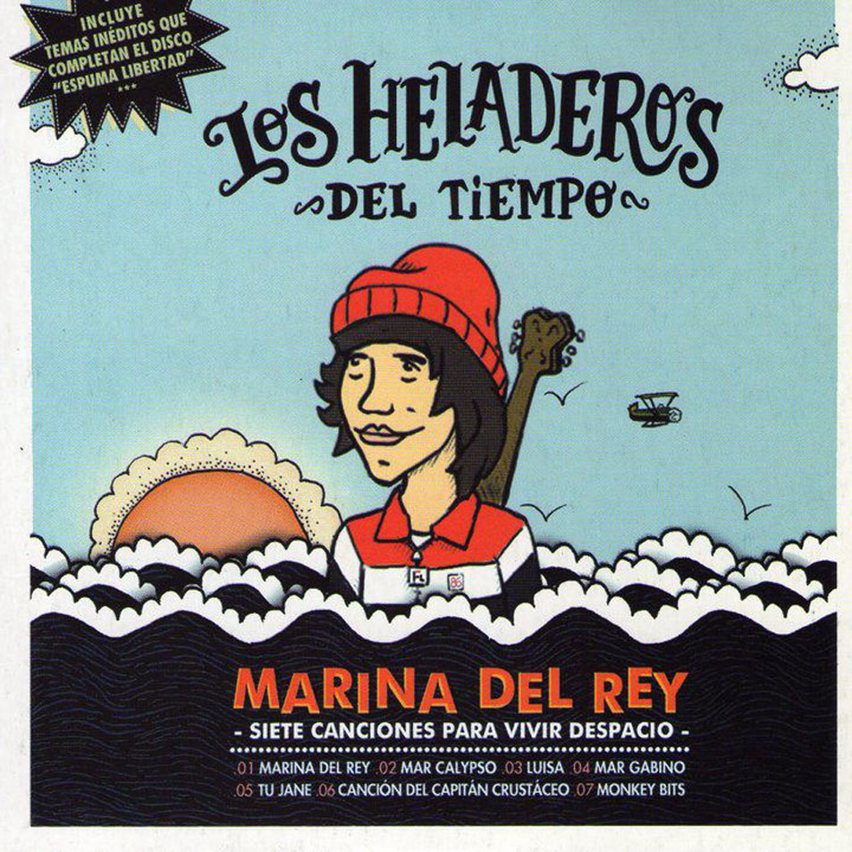 Cartula Frontal de Los Heladeros Del Tiempo - Marina Del Rey (Ep)
