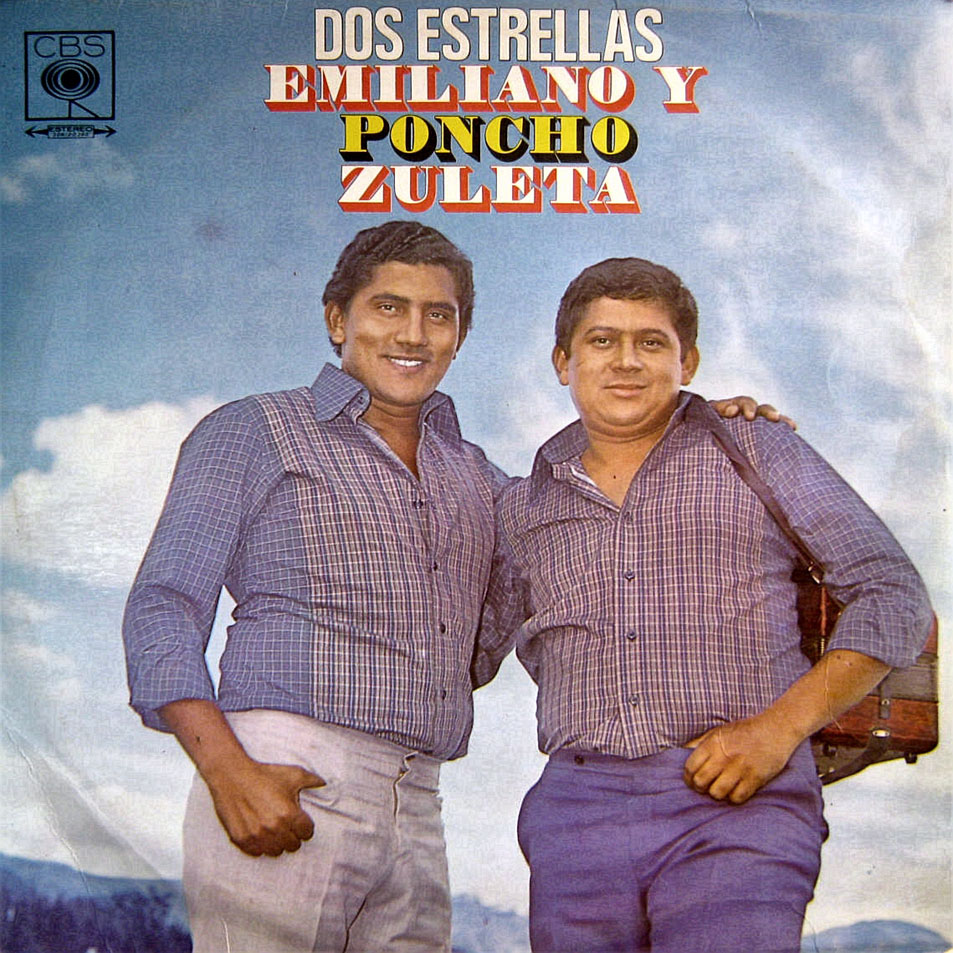 Cartula Frontal de Los Hermanos Zuleta - Dos Estrellas