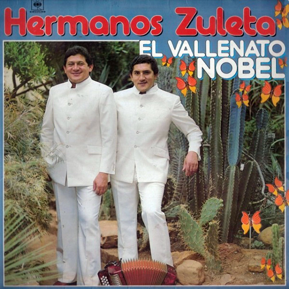 Cartula Frontal de Los Hermanos Zuleta - El Vallenato Nobel