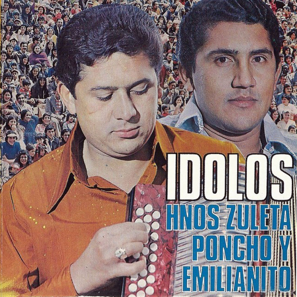 Cartula Frontal de Los Hermanos Zuleta - Idolos