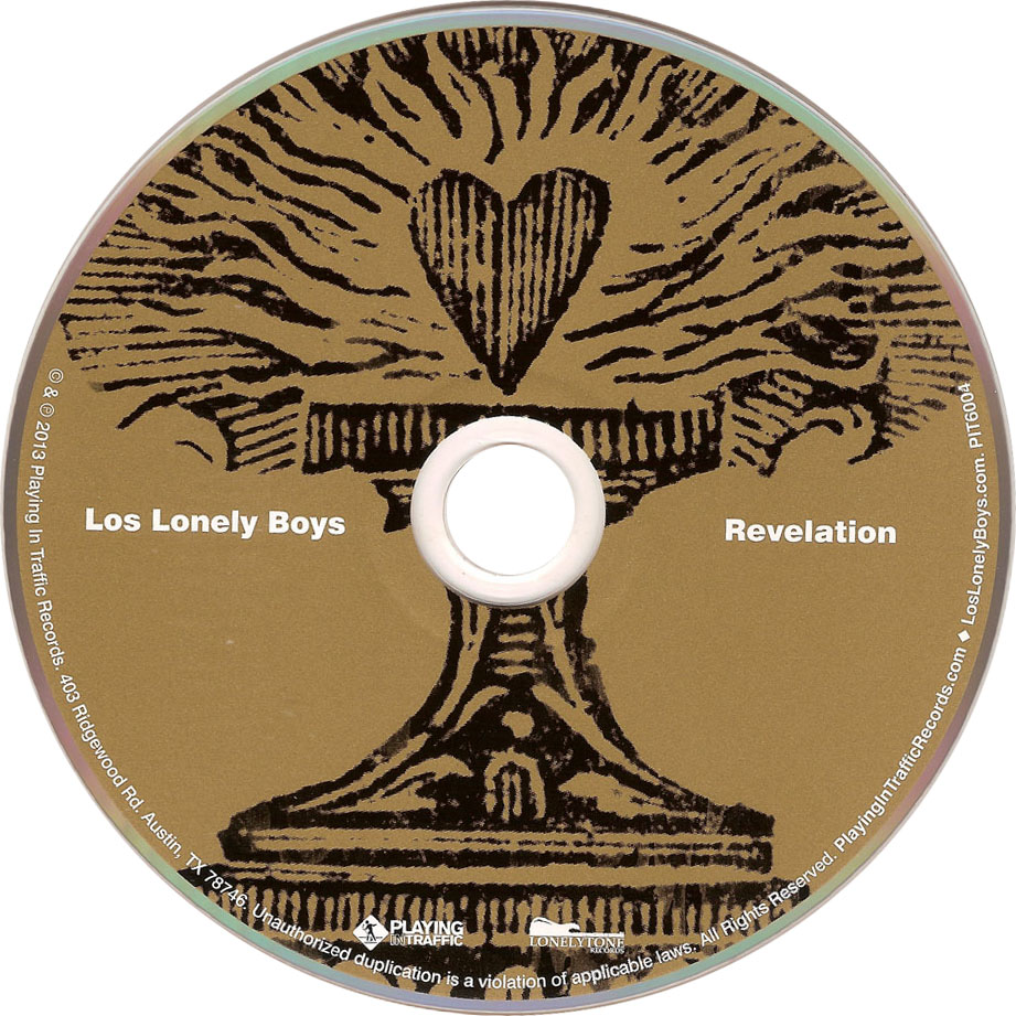 Cartula Cd de Los Lonely Boys - Revelation